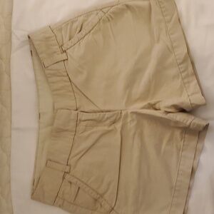 J Crew khaki shorts, size 4